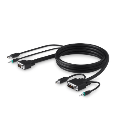 Belkin_VGA to DVI-A + USB A/B + Audio Combo Cable_KVM/UPS/>