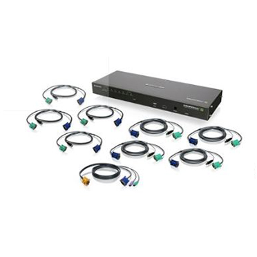IOGEAR_8-Port IP Based KVM Kit with USB KVM Cables_KVM/UPS/